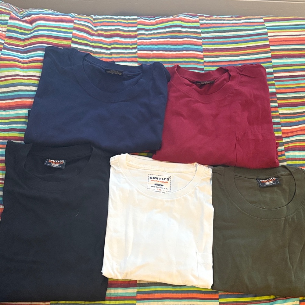 10- miscellaneous color t-shirt size 3xl/4xL will receive a few different new
